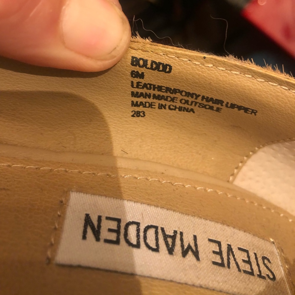 Steve Madden Leopard Print Studded Platform Heels… - image 6